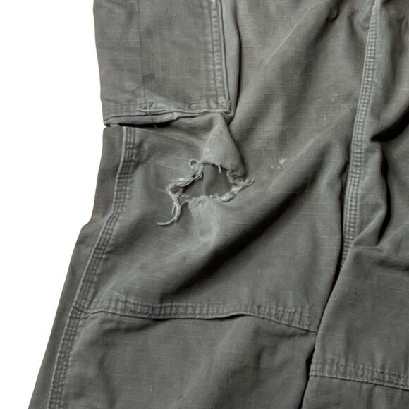 Y2K Carhartt Distressed Ripstop Pants B342 DFE Brown 32X30 - Picture 6 of 8